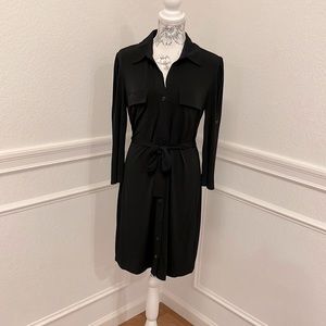 Laundry by Shelli Segal Black Shirt Dress